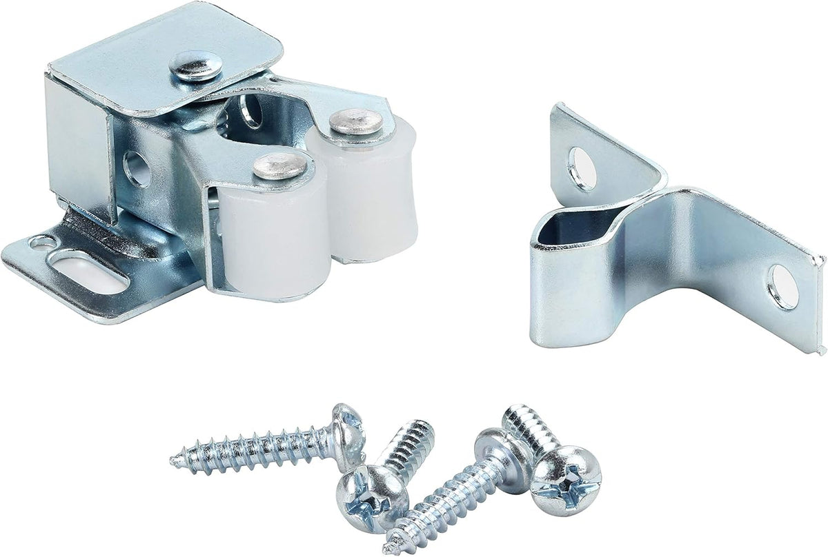 rok hardware 50 pack of zinc double roller, main product view