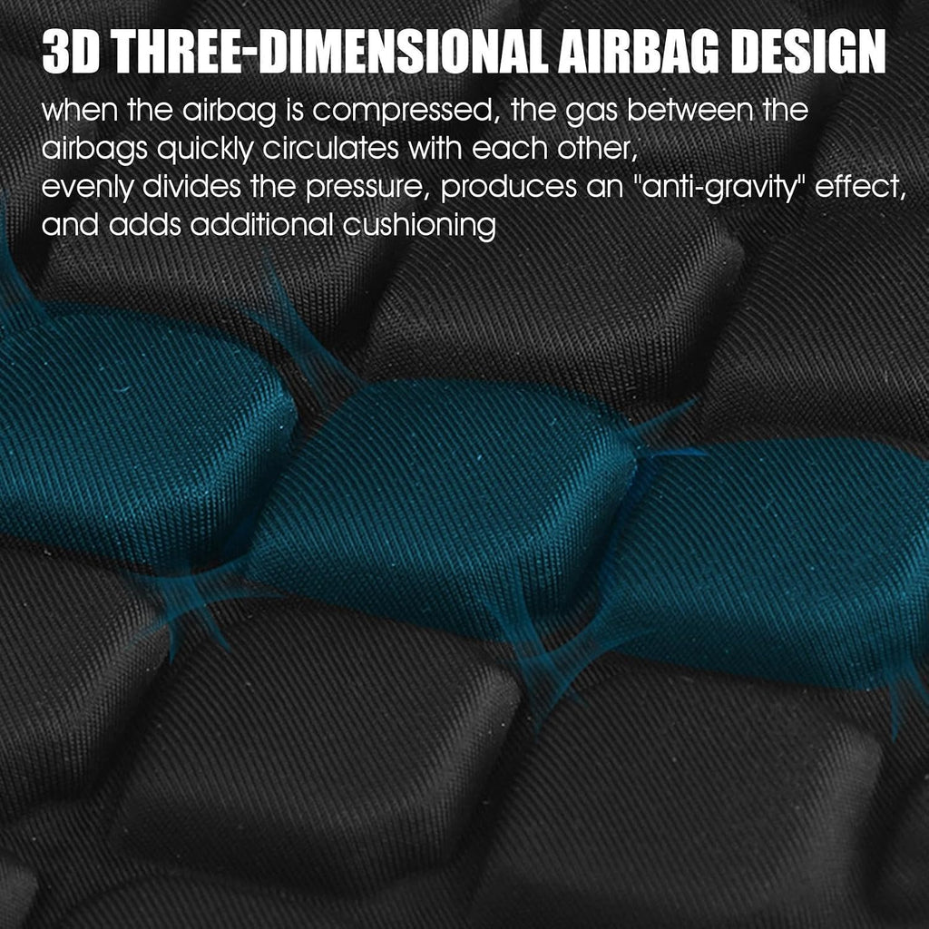 Seat Cushion Motorcycle - Breathable Seat Cushion - 3D Honeycomb Structure Breathable Motorcycle Rear Pad for Long Rides