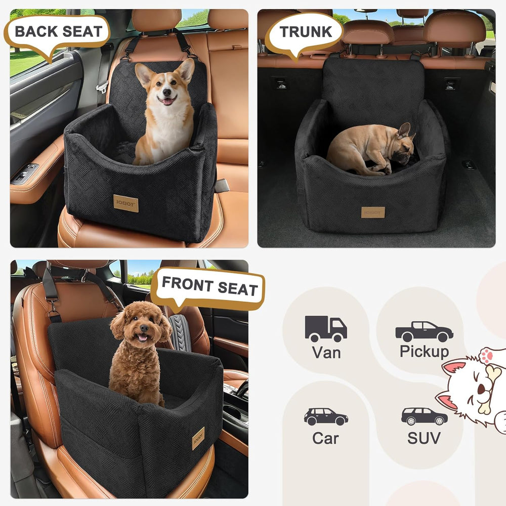 JOEJOY Dog Car Seats for Small Medium Dogs Under 35lbs, Dog Booster Seat with...