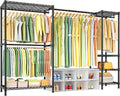 ulif e10 clothes rack（with stretchable hanger rod）freestanding clothing, main product view