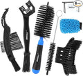 BWSHLF Bike Cleaning Kit with 1 Storage Bag, 5 Brushes by BWSHLF