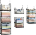 yuyetuyo 5 tier closet hanging organizer and storage, main product view