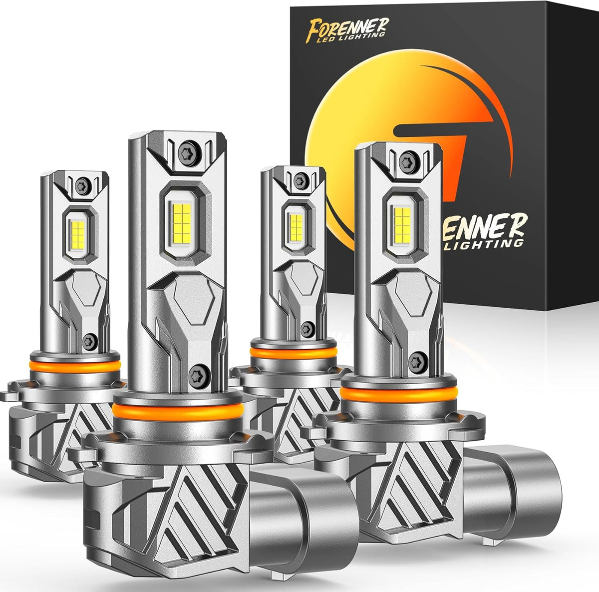 forenner 9005 9006 light bulbs combo, upgraded 1000%, main product view