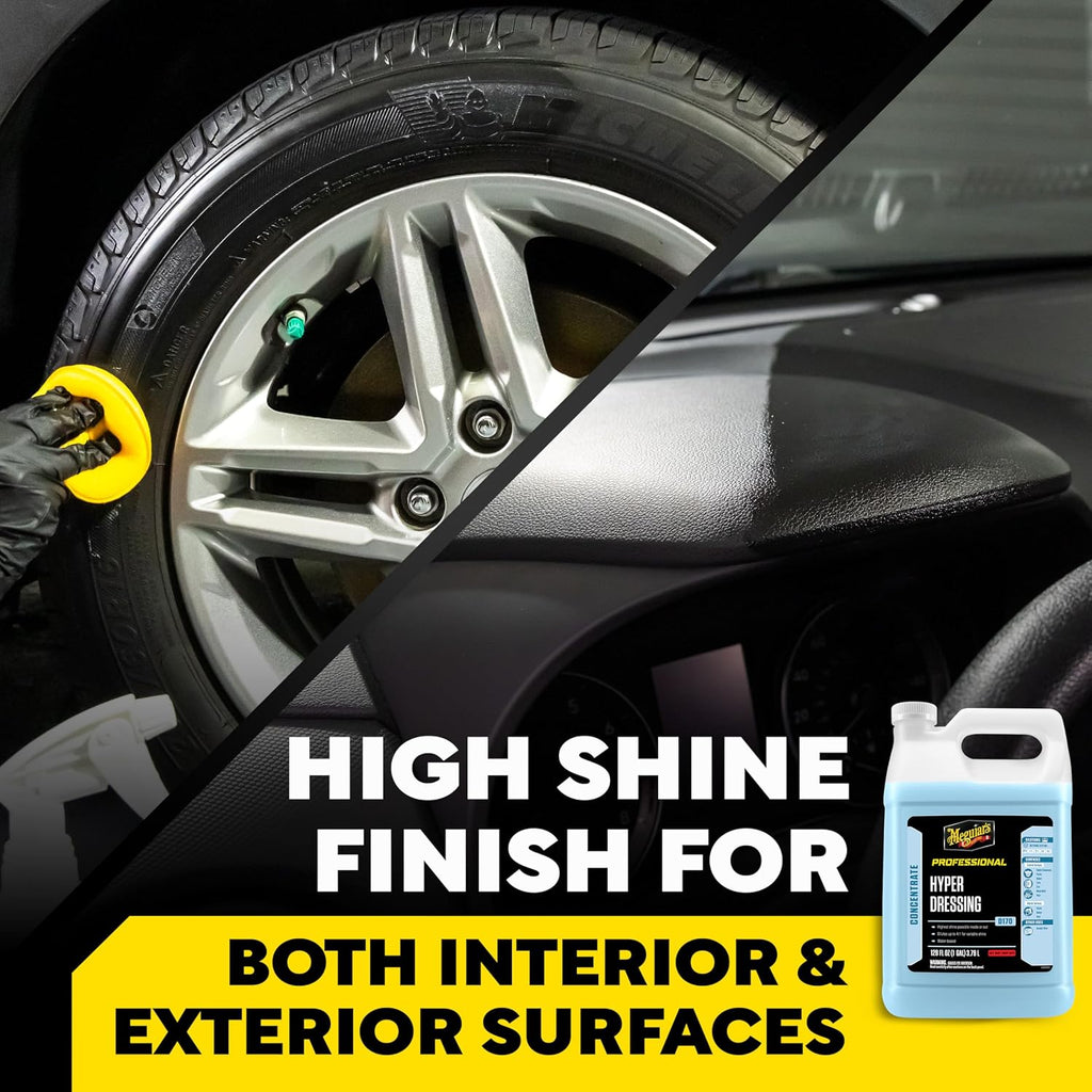 Meguiar's D17001 Hyper Dressing -1 Gallon â€“ Give Your Carâ€™s Trim Pieces the Best Shine & Gloss, Factory,128 Fl Oz (Pack of 1)
