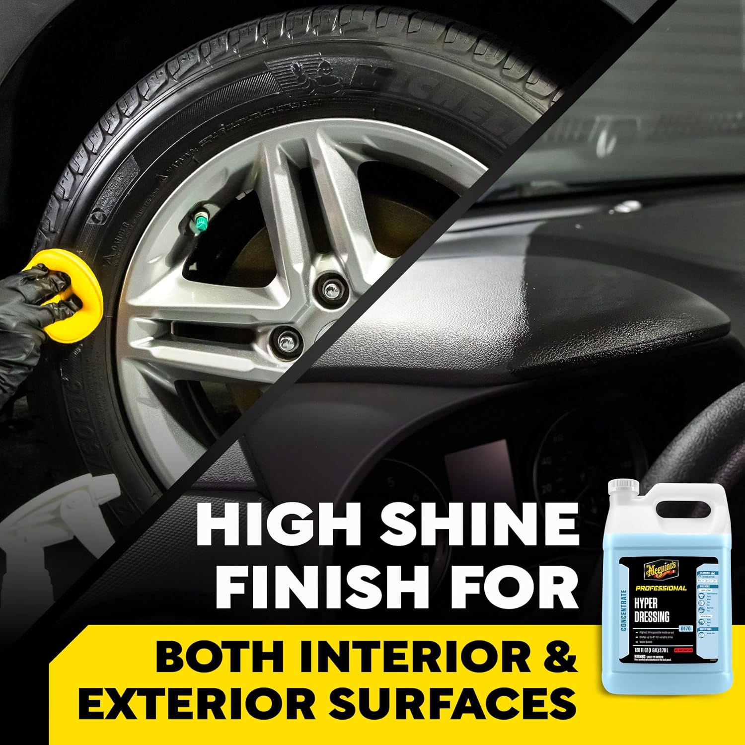 Meguiar's D17001 Hyper Dressing -1 Gallon â€“ Give Your Carâ€™s Trim Pieces the Best Shine & Gloss, Factory,128 Fl Oz (Pack of 1)