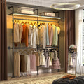 aheaplus industrial pipe clothing rack, 79.7'' closet system, main product view