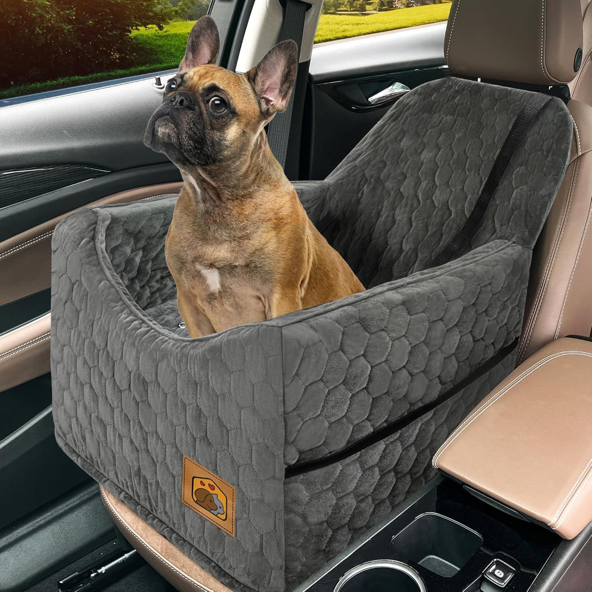 dog car seat for small/medium dogs, memory foam, main product view