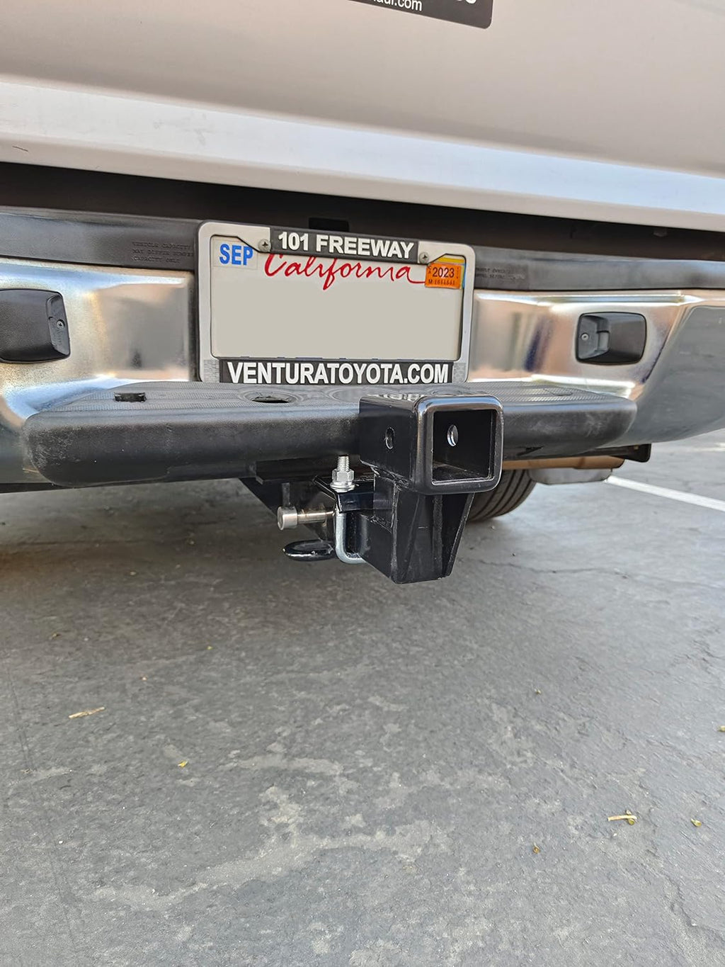 MaxxHaul Trailer Hitch Riser for 2" Receivers, 4" Rise or Drop Solid‑Steel Shank with Dual Pin Holes, 500 lb Tongue Weight, Powder‑Coated Finish, Includes Two Hitch Pins, 11.4" x 6.7" x 3" (50908)