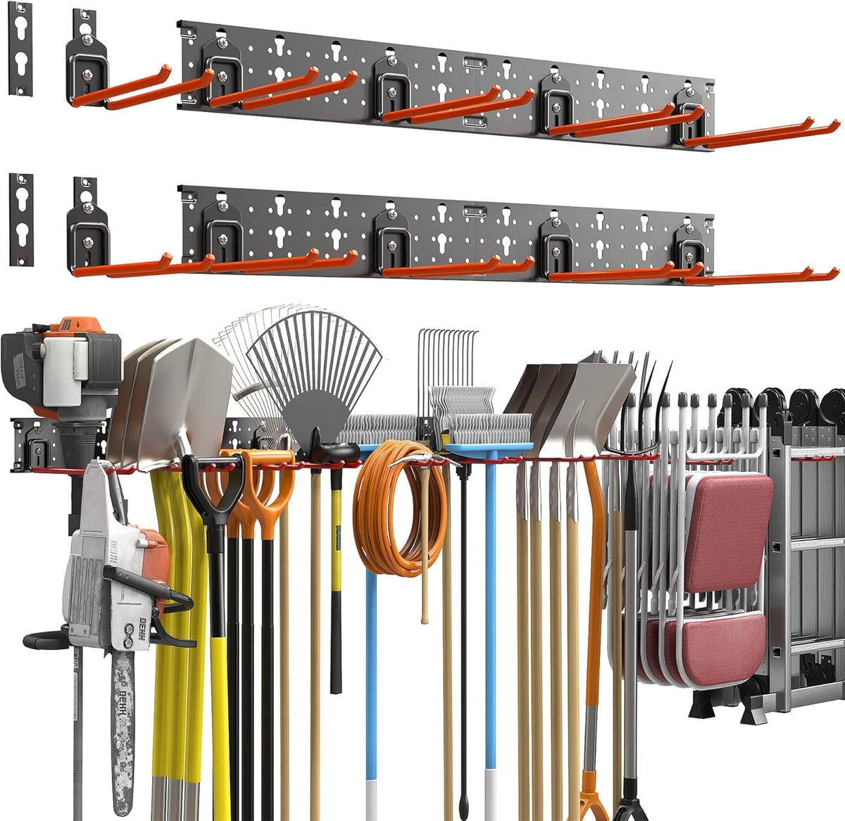 torack garden tool organizer wall mount, garage folding, main product view