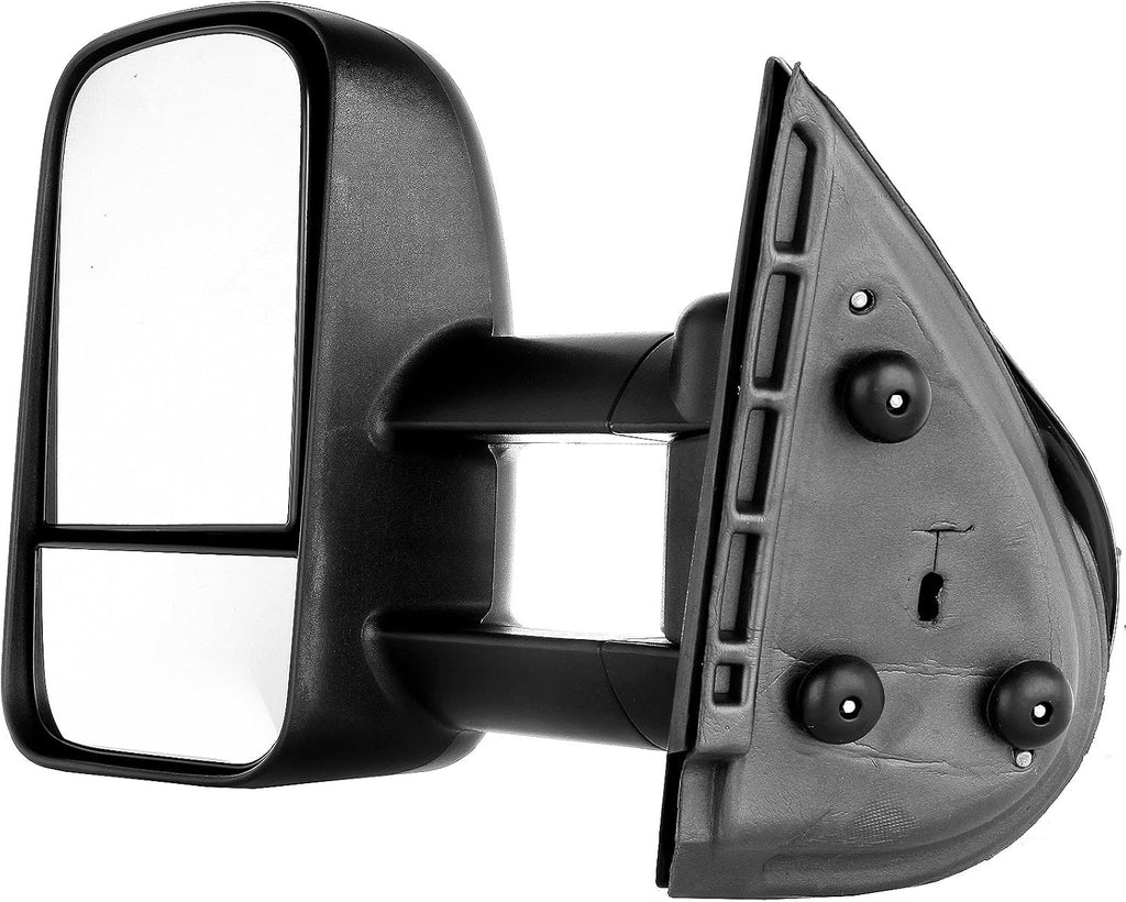 A Pair Towing Mirrors Fits 2008-2013 for Chevy Silverado for GMC Sierra 1500/2500 HD/3500, Manual Adjusted View Mirror