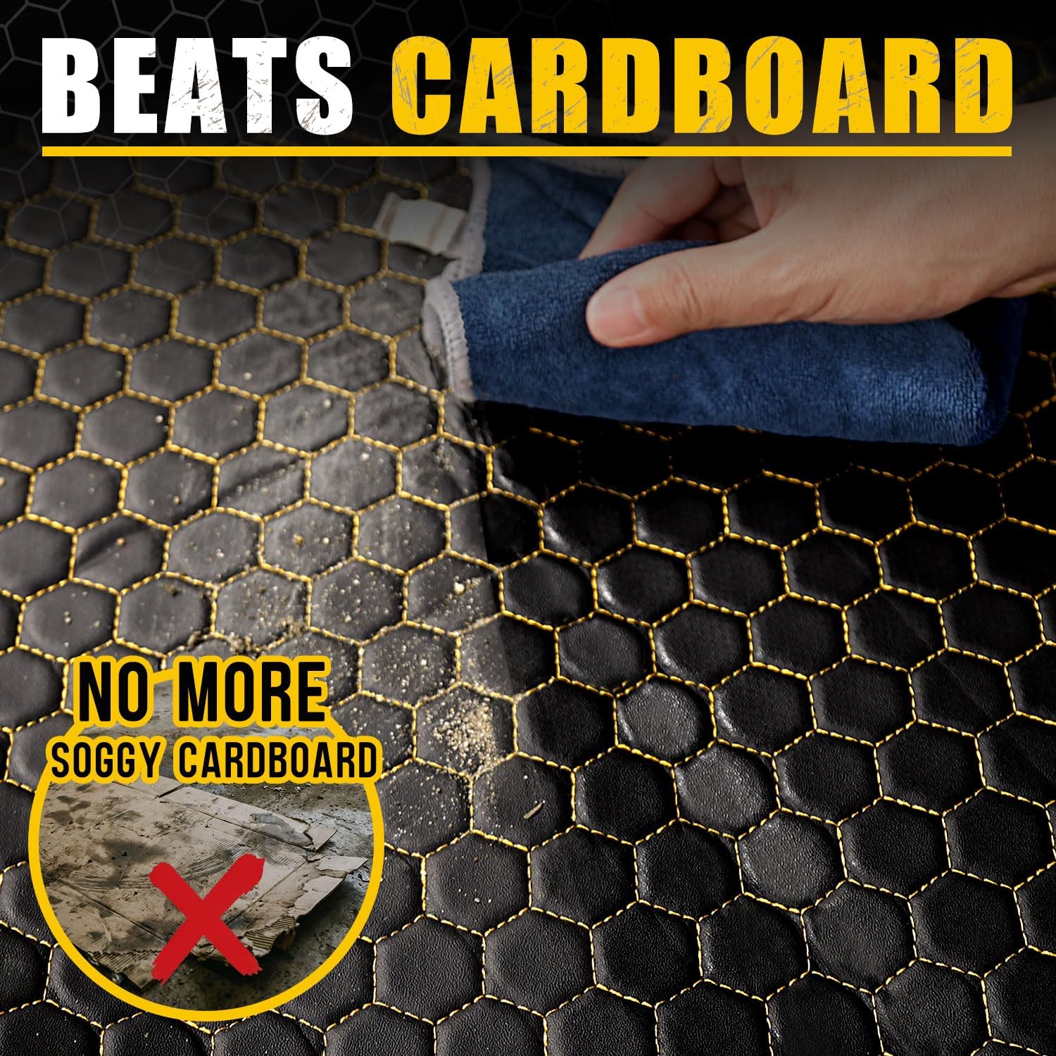 Magic Rolling Creeper Mat Portable Mechanics Mat | Low Clearance, Foldable Garage Padded Mat, For Under Car Repair, Storage Bag Included, Cool Gifts for Men Dad Father