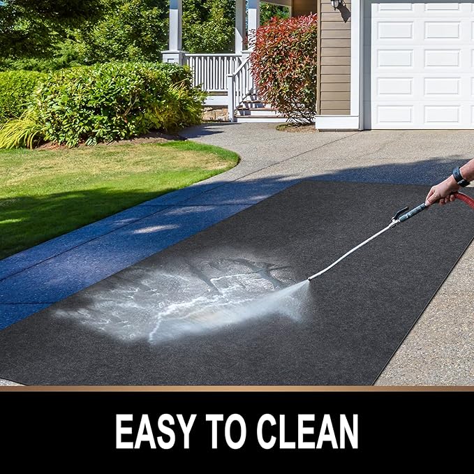Oil Spill Mat, 7.4 x 17 Ft, Premium Absorbent Oil Pad. Contains Liquids - Image 6