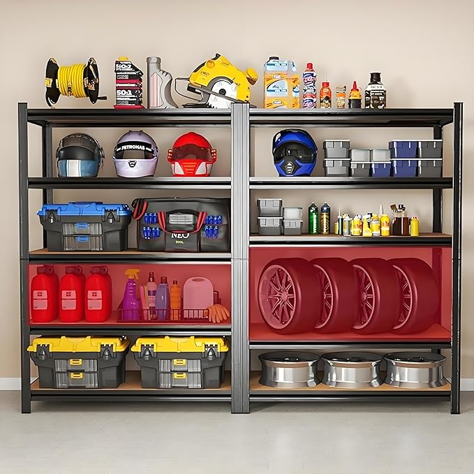 Garage Shelves, 72”H Adjustable Shelves - Image 2