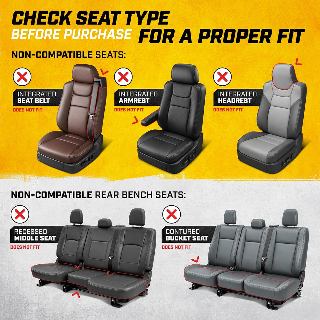 cat meshflex automotive seat covers for cars trucks shown in use