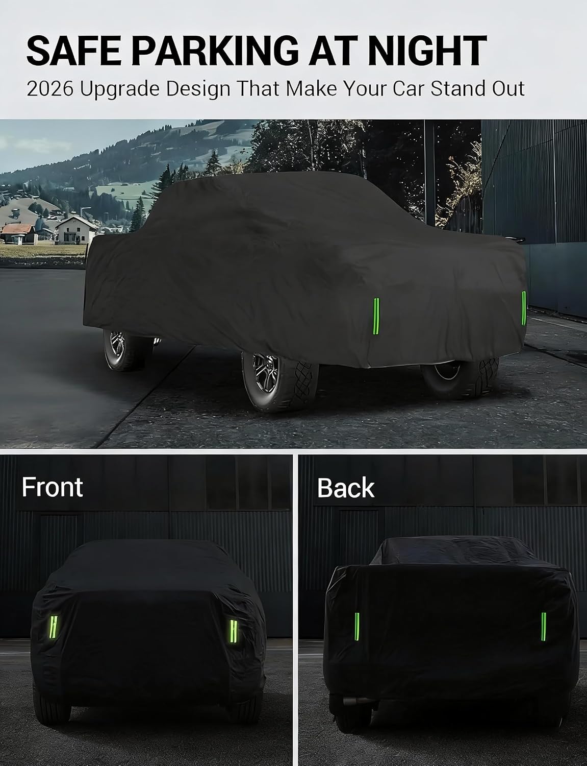 proadsy custom fit car cover for 2022-2026 rivian, package contents