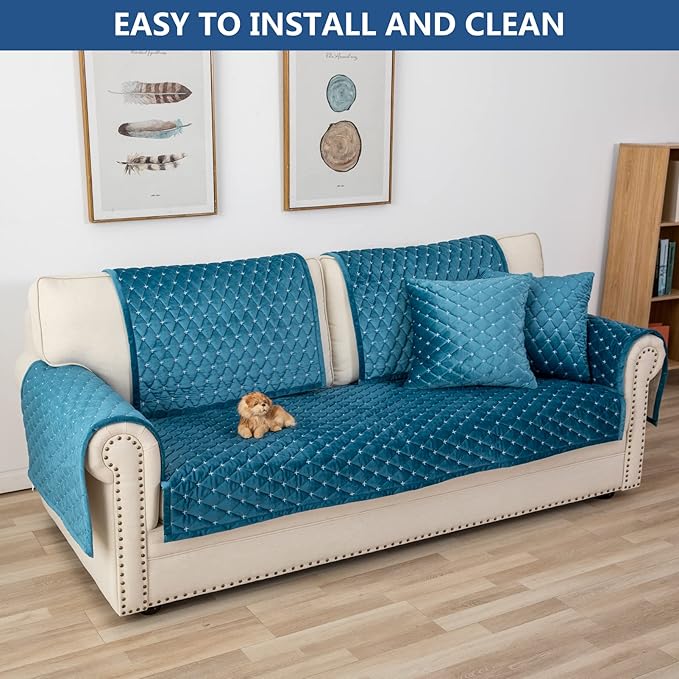Eismodra Couch Cover, Sectional Couch Covers, Sofa Covers - Image 7