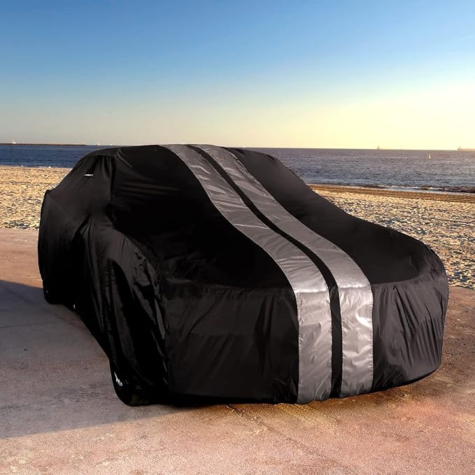 iCarCover Custom Car Cover for 1969-1973 Ford Mustang Waterproof All Weather - Image 3