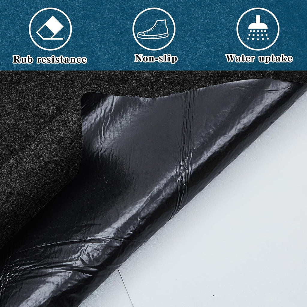 Tinideya Black Boat Trailer Bunk Carpet Water Proof Bunk Carpet Marine Boat Bunk Carpet Outdoor Boat Trailer Bunk Covers Trailer Boat Bunk Padding for Boats Trailers