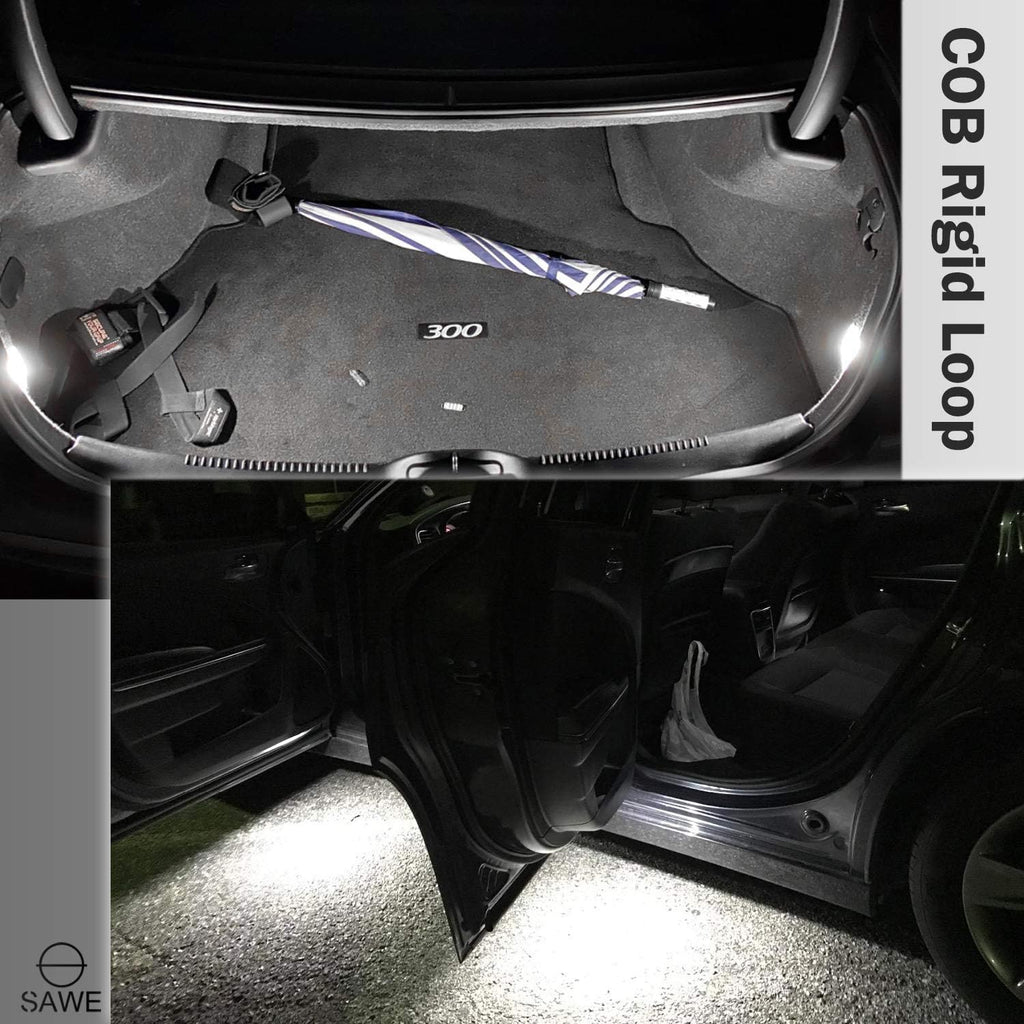 561 Led Bulb White 44mm COB Rigid Loop for Map Trunk Light 562 567 x 2 | Canbus Error Free 12v Replacement for Interior Car Dome Courtesy Step Cargo Footwell Festoon Lamp 563 564 Super Bright 6000K