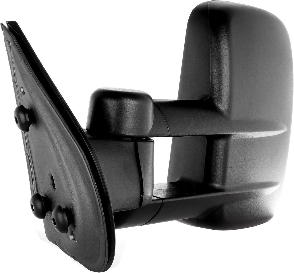 A Pair Towing Mirrors Fits 2008-2013 for Chevy Silverado for GMC Sierra 1500/2500 HD/3500, Manual Adjusted View Mirror