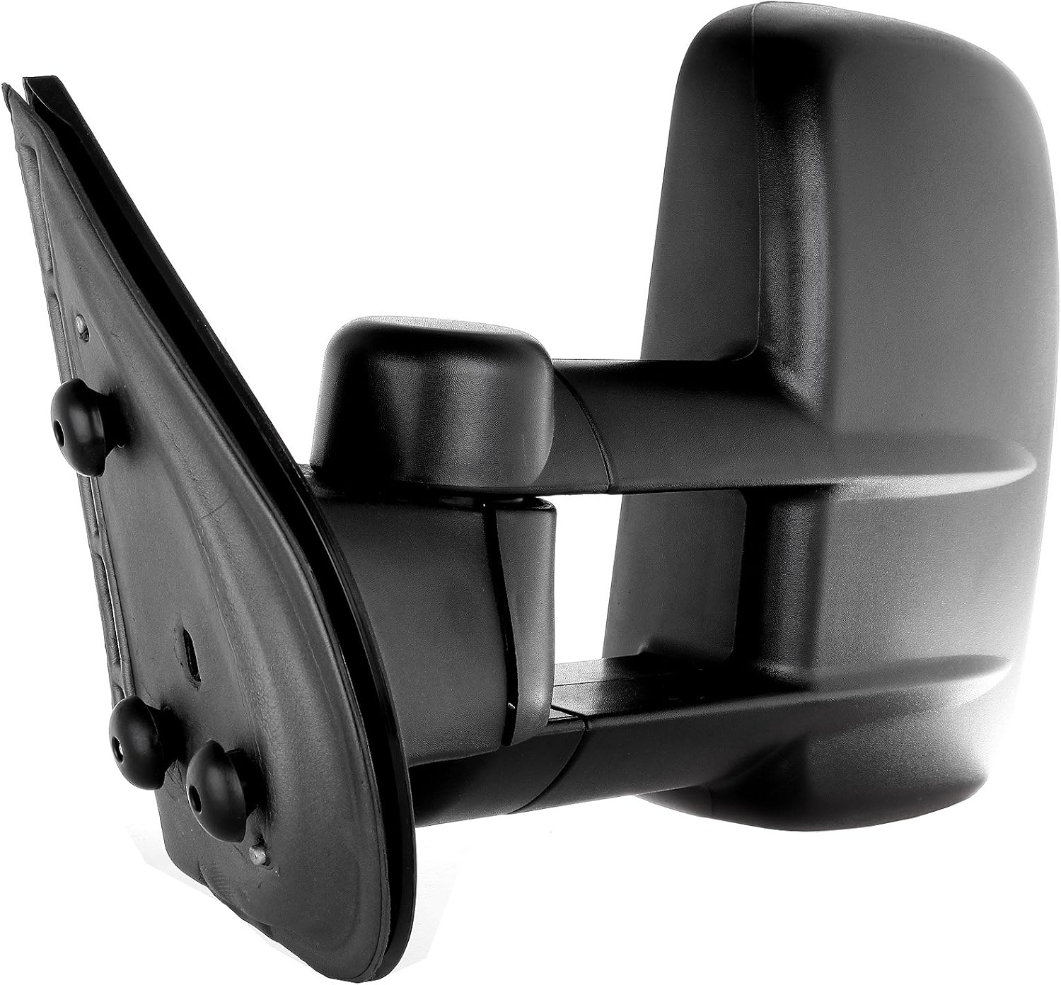 A Pair Towing Mirrors Fits 2008-2013 for Chevy Silverado for GMC Sierra 1500/2500 HD/3500, Manual Adjusted View Mirror