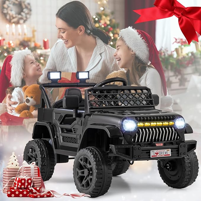 Costzon Kids Ride On Truck, 12V Battery Powered Electric Vehicles w/Remote - Image 9
