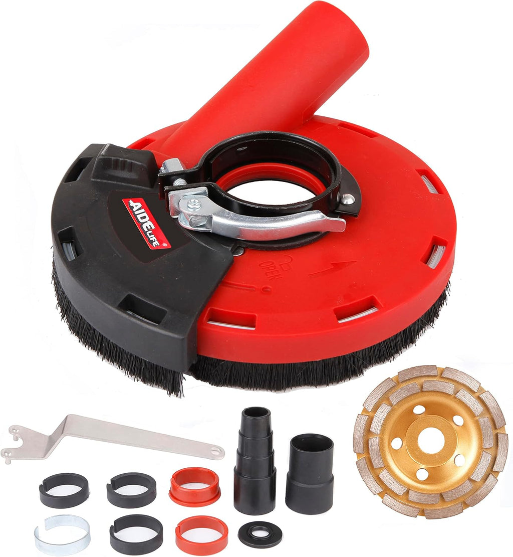 aidelife surface grinding dust shroud for angle grinders, main product view
