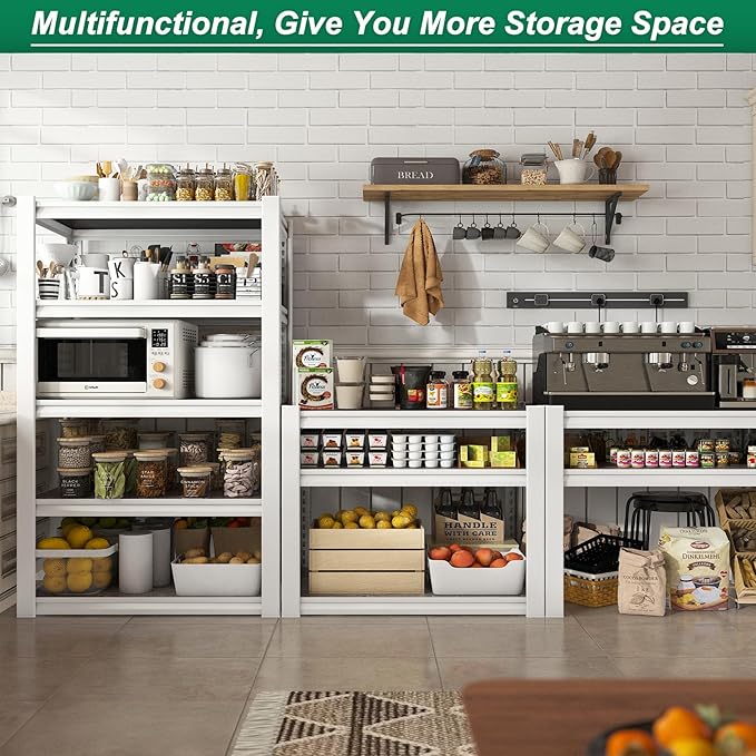 REIBII Storage Shelves 2500LBS Metal Shelving Adjustable Garage Shelving 5 Tier - Image 4