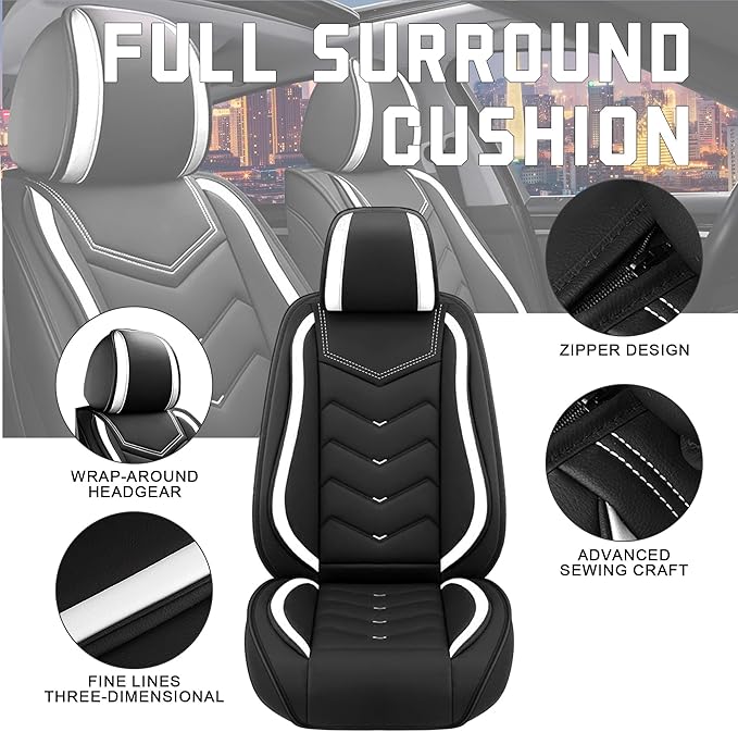 Car Seat Covers for Chrysler Pacifica 2004-2025, Stylish Sport Seat Cover - Image 2