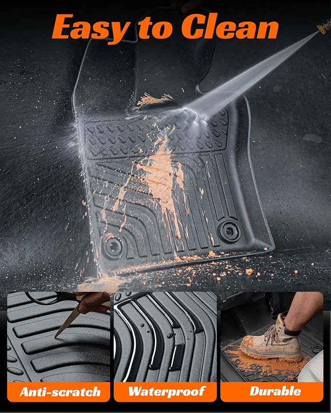 Floor Mats Cargo Liner for Toyota Prius 2023 2024 2025, All Weather Car Floor - Image 7
