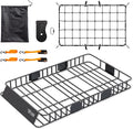 Bonnlo 250lbs Extendable Rooftop Cargo Carrier, 64 * 39 * 6inch Universal Roof by Bonnlo