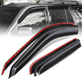 Auto Dynasty Set of 4 Carbon Fiber Pattern Window Visors Compatible