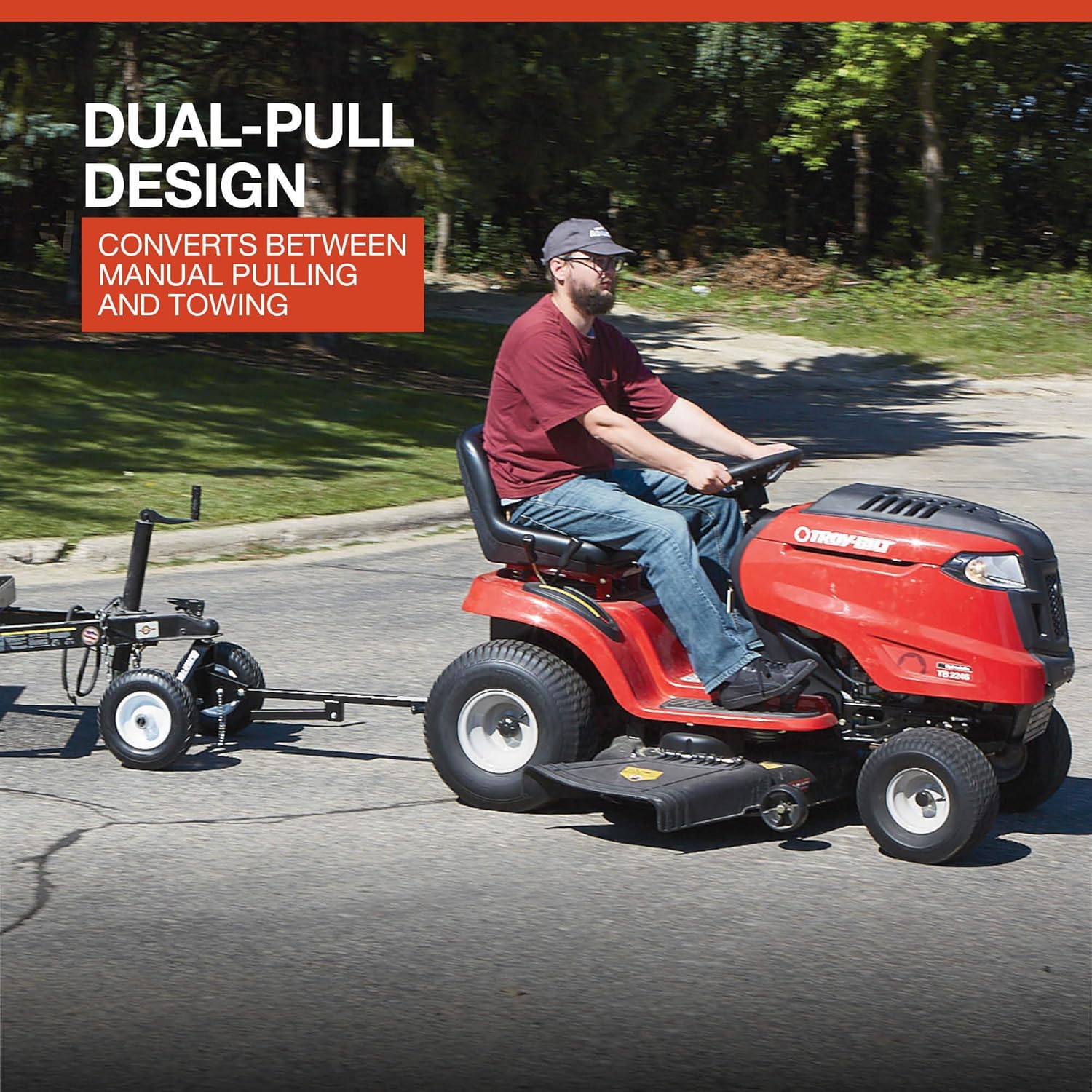 Ultra-Tow Dual-Pull Trailer Dolly - 600-Lb. Capacity