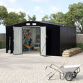 8x10 FT Metal Storage Sheds Outdoor by RELJOFUM