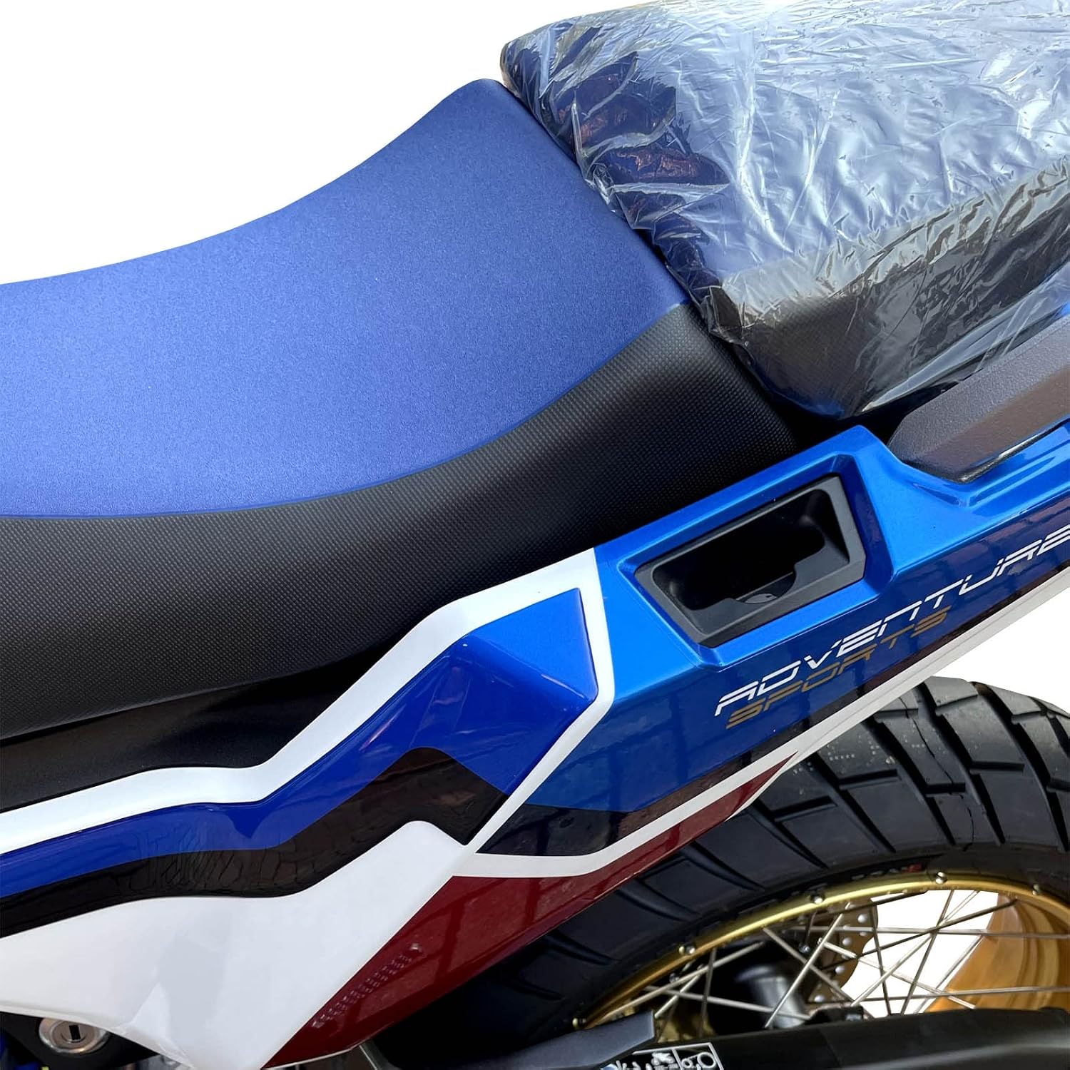 Resin Bike Motorcycle 3D Stickers Compatible with Honda CRF 1100 L Africa Twin Adventure Sports 2021. Tank Side Protections from Impact and Scratches. Pair of Resin Stickers - Made in Italy