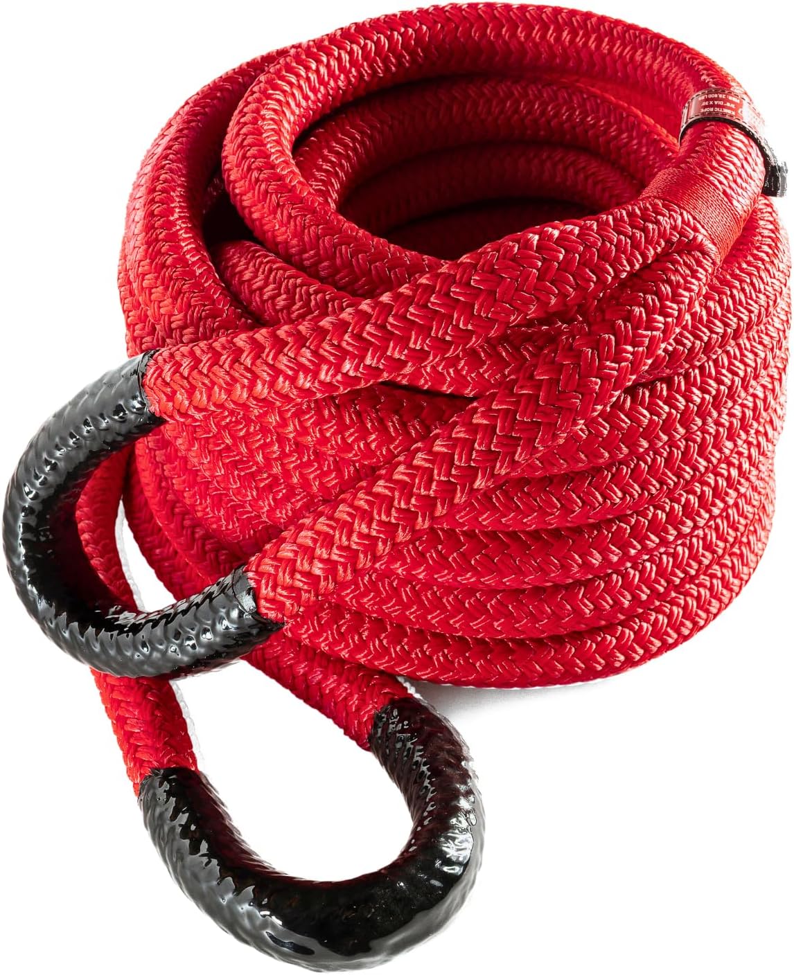 Yankum Kinetic Recovery Rope - Heavy Duty 7/8" x 30' Tow Rope, Off-Road & Vehicle Recovery, Kinetic Energy Ropes for 4x4, Jeep, and Trucks, Made in USA – Python Series