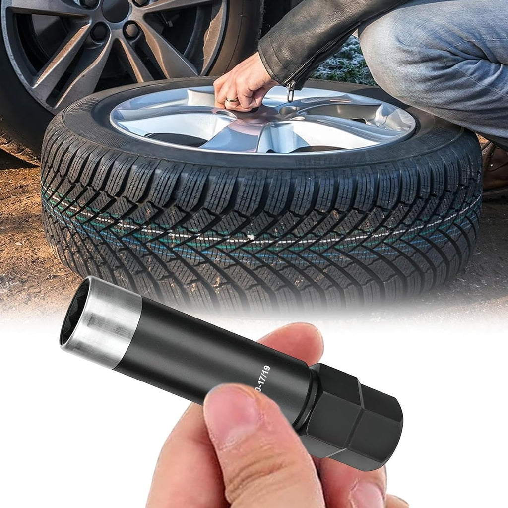Spline Lug Nut Socket Metal Universal – 10 Spline Lug Nut Remover for | Lug Nut Remover Replacement for Vehicle Car Truck RV SUV | Sedan Pickup Van Trailer Garage 10 Spline Lug Nut Socket Metal 10