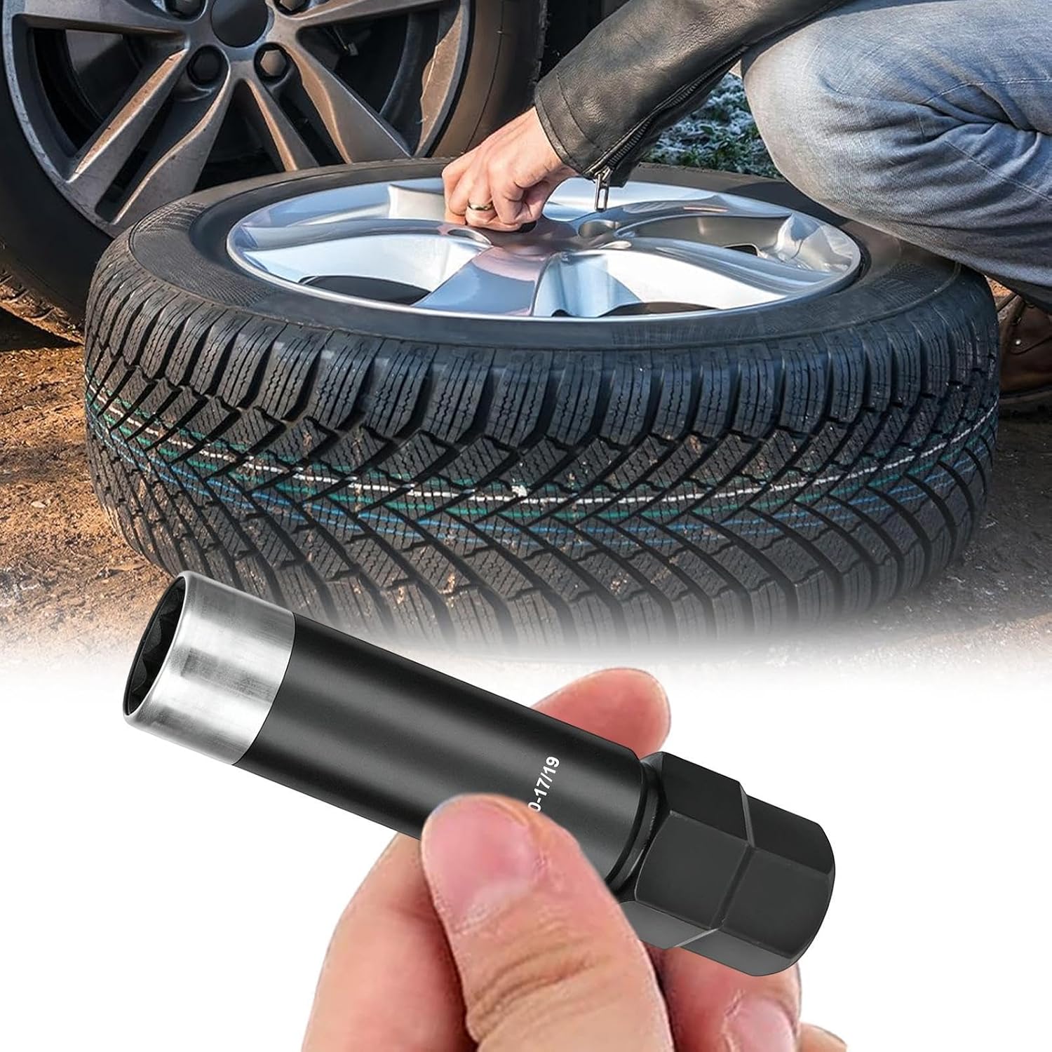 Spline Lug Nut Socket Metal Universal – 10 Spline Lug Nut Remover for | Lug Nut Remover Replacement for Vehicle Car Truck RV SUV | Sedan Pickup Van Trailer Garage 10 Spline Lug Nut Socket Metal 10