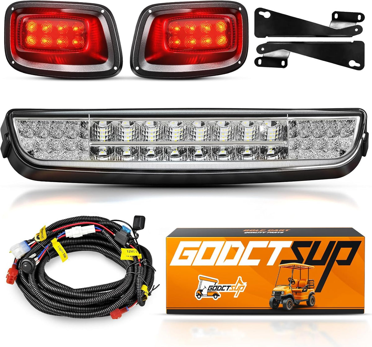 ezgo light bar kit, golf cart led light, main product view
