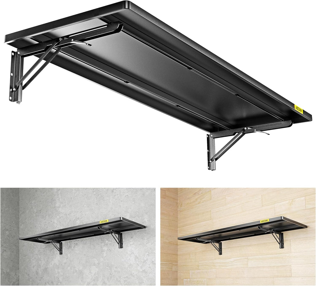 1.2x3ft Adjustable Rail Type Folding Storage Rack Shelf, Suitable