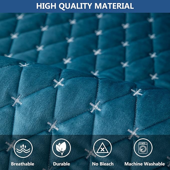 Eismodra Armrest Covers, Couch Cover, Sofa Cover, Backrest Covers, Anti-Slip - Image 3
