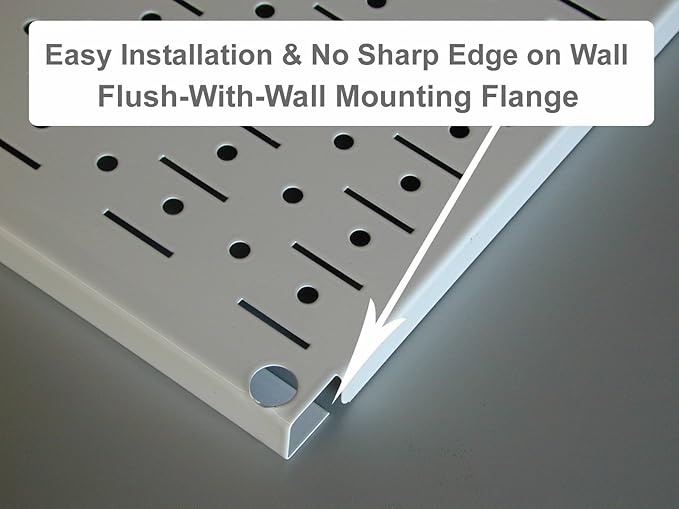 Wall Control Pegboard Organizer 4 ft. Metal Pegboard Standard Tool Storage Kit - Image 4