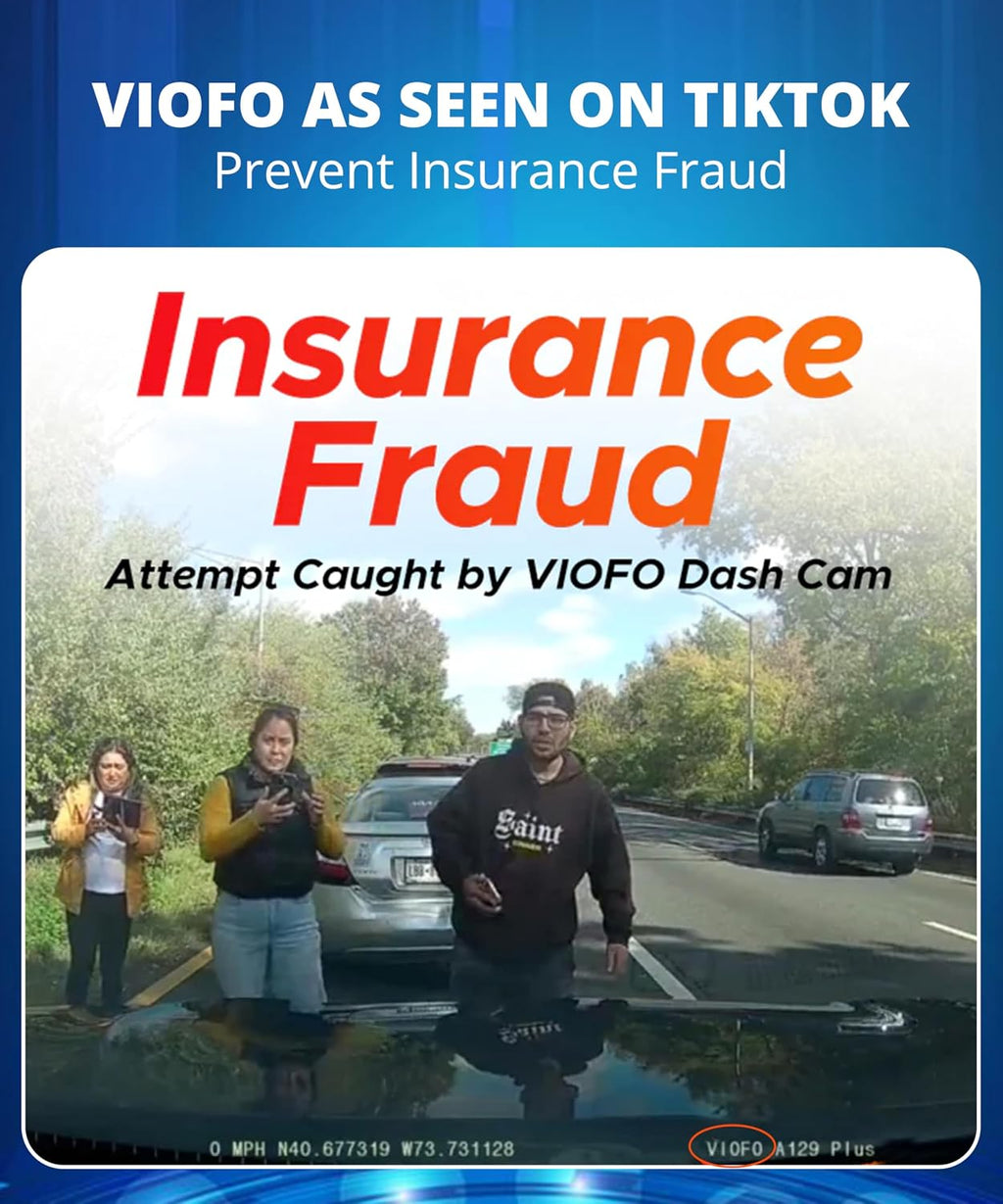 viofo a119 v3 dash cam, 2k front recording on a desk or shelf