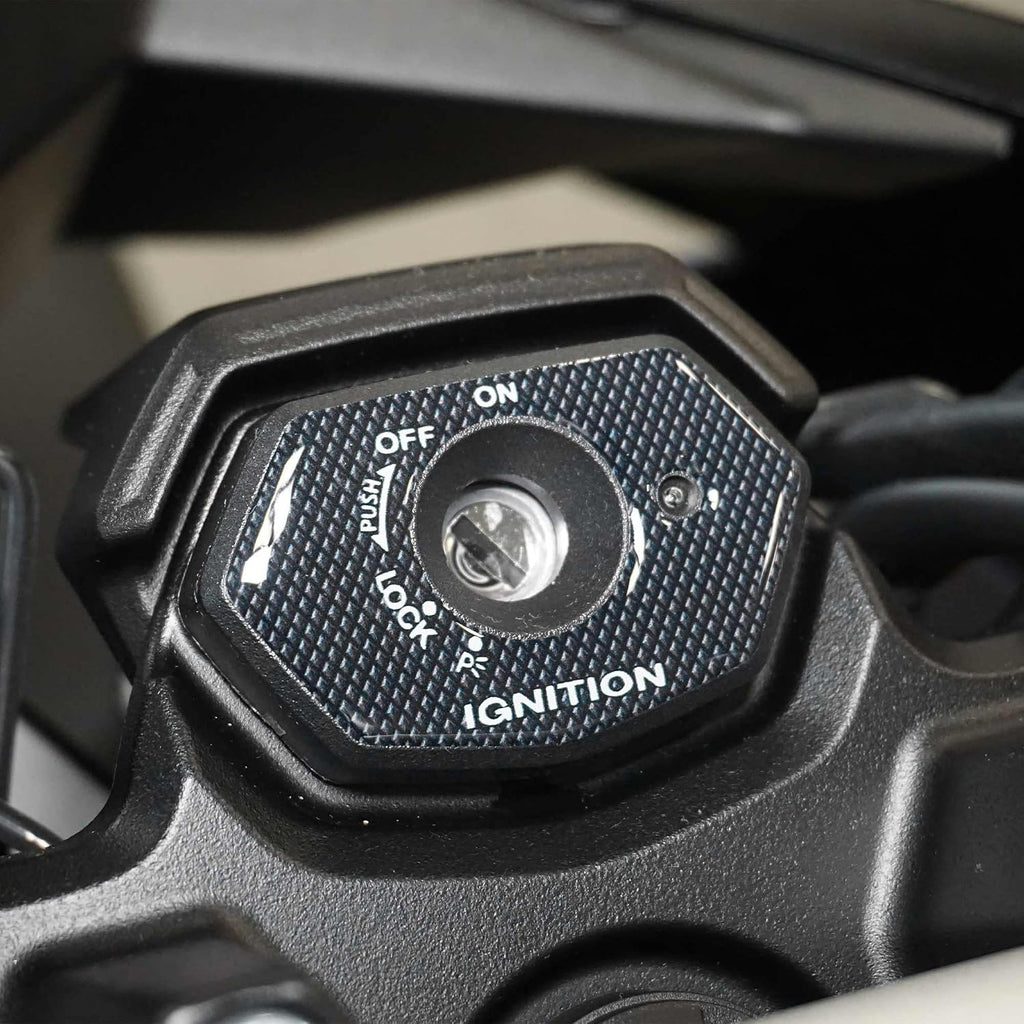 labelbike - 3D Sticker Motorcycle Ignition Key Zone Protection and Decoration in Resin Compatible with Suzuki V-Strom 800DE 2023