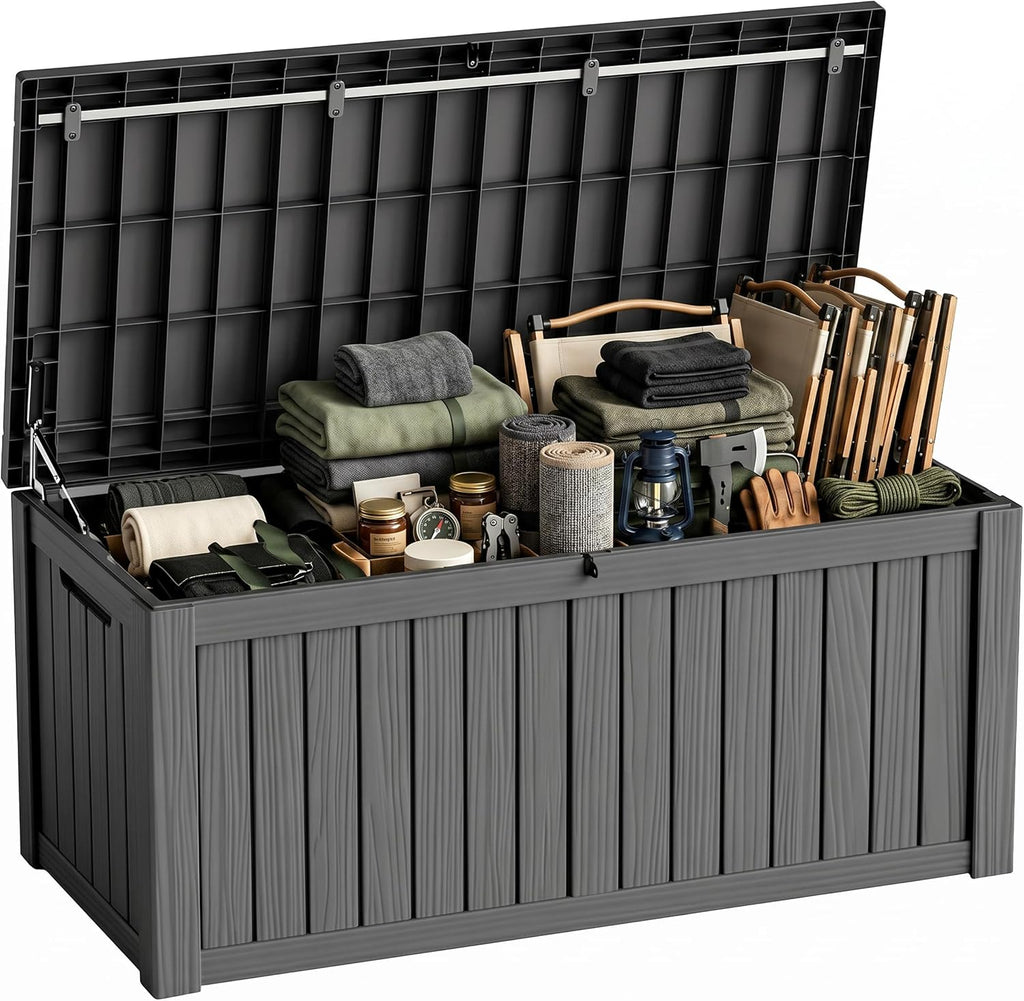 easyup 180 gallon deck box, waterproof& uv resistant, main product view