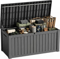 easyup 180 gallon deck box, waterproof& uv resistant, main product view