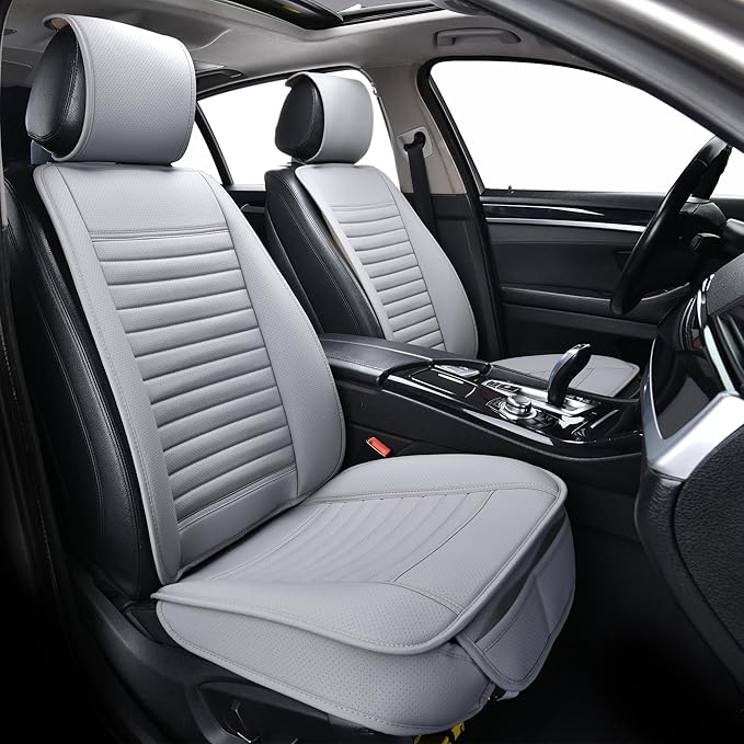 2pc Car Seat Covers, Luxury Car Protectors, Universal Anti-Slip Driver Seat by SunnyColor