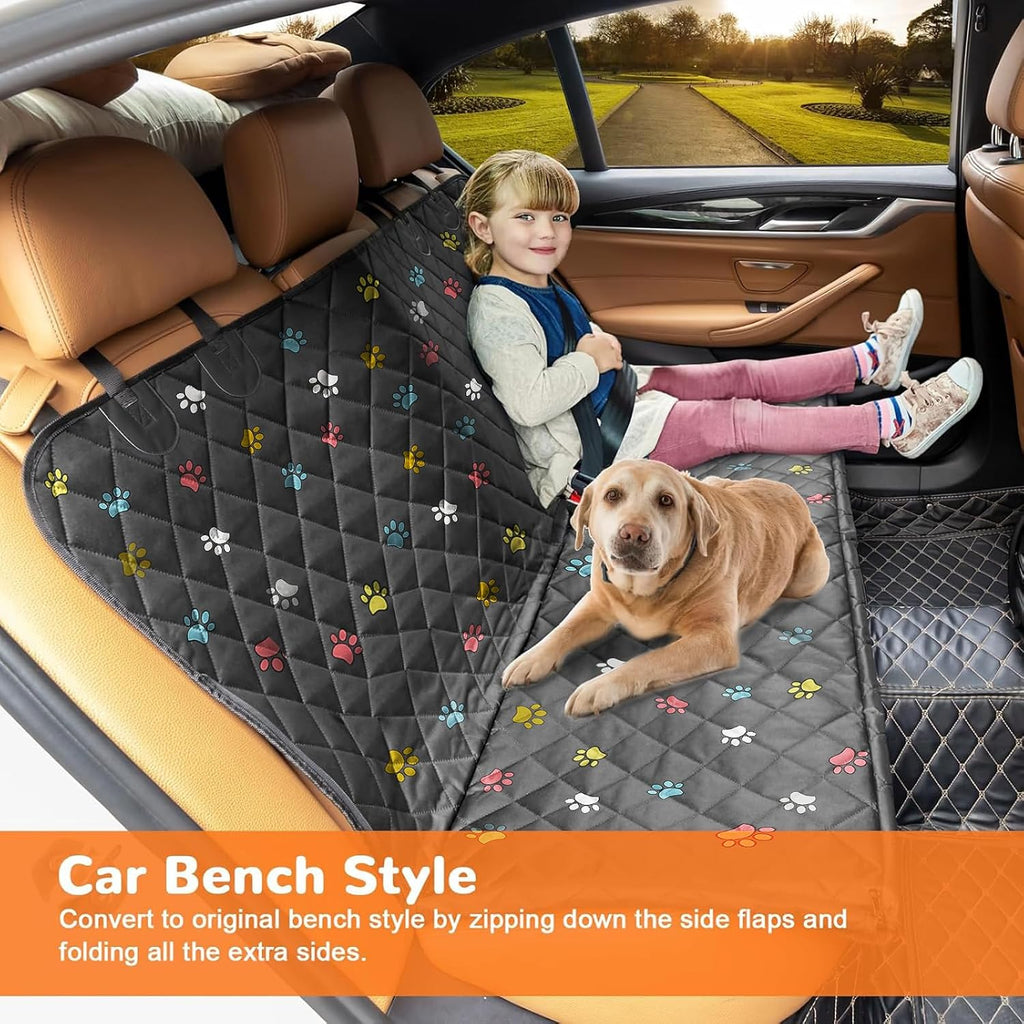 urpower dog car seat cover for back seat, close-up detail