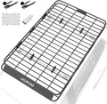 Wildroad Roof Rack Cargo Basket, Upgraded 4” Fence Wide Car Roof Basket by WILDROAD