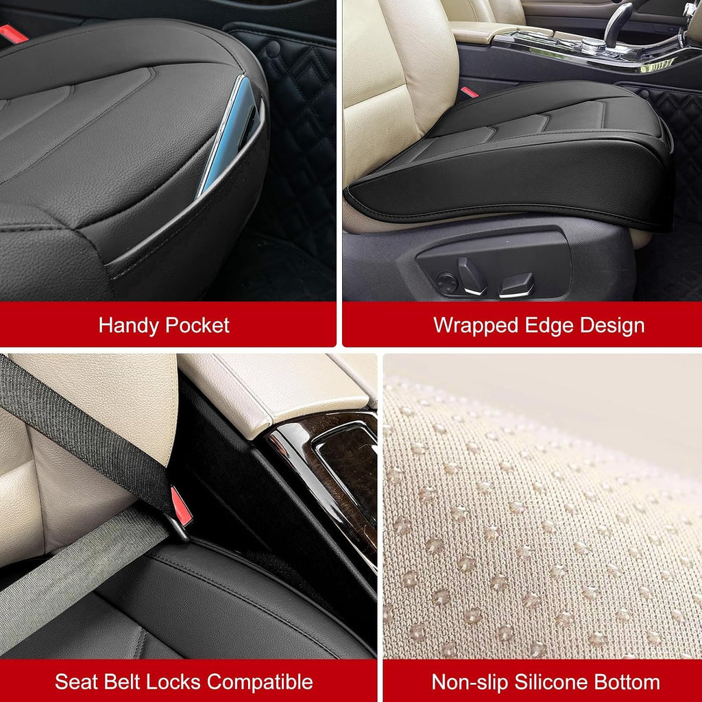 bopuovre car seat cover for luxury & comfort on a desk or shelf